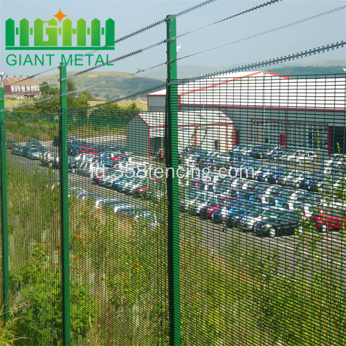 RAL 6005 Green PVC dilapisi 358 Pagar Panel